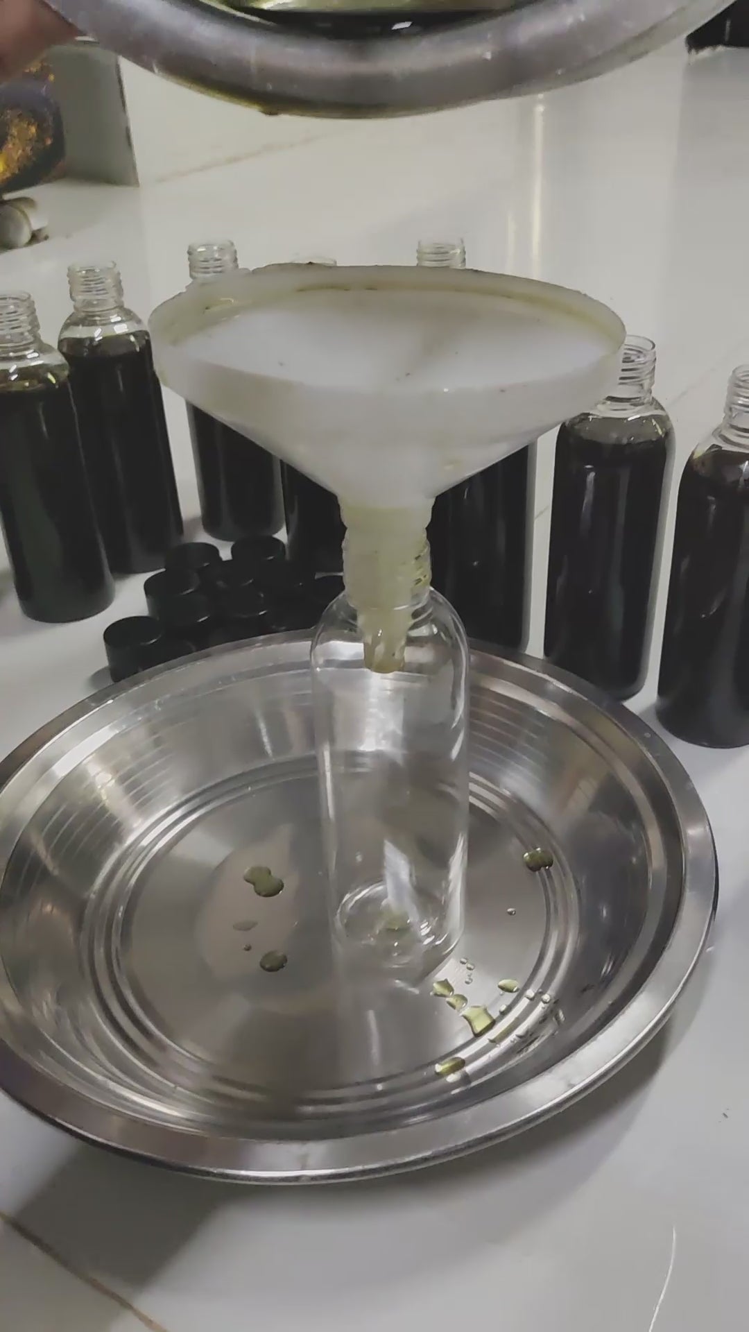 Herbal hair oil hair jeevan saatvik herbs making and packaging process video